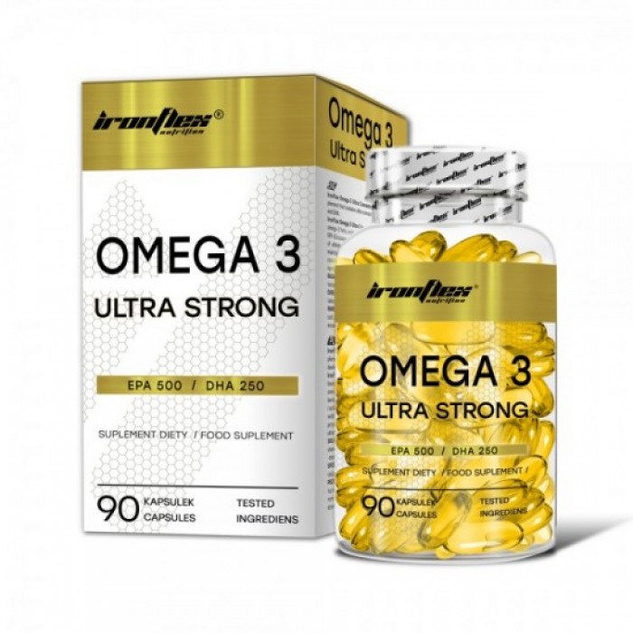 IronFlex Ultra Omega Strong 90 капсули / 90 дози​